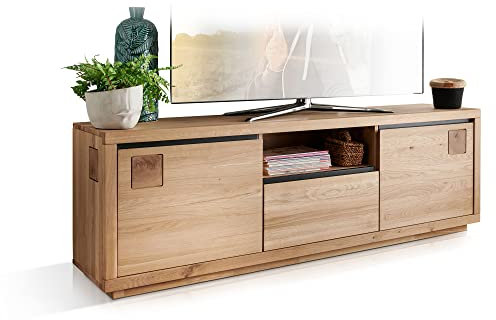 moebel-eins Caldera TV-Kommode II, Material Massivholz, Wildeiche geölt