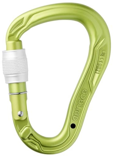 EDELRID Unisex – Erwachsene HMS Bullet Screw RFID Karabiner, Oasis, one Size