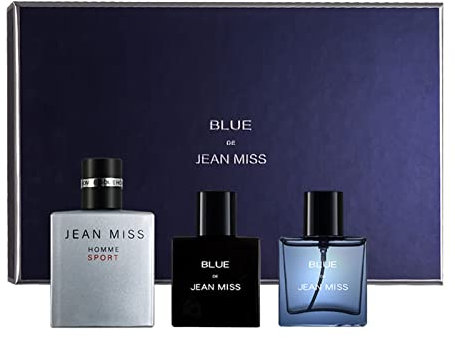 3 Pcs Men's Perfume Set Refreshing Long Lasting Light Scent Parfum Gift Set for Gentlemen - Fresh and Casual Fragance 30MLx3
