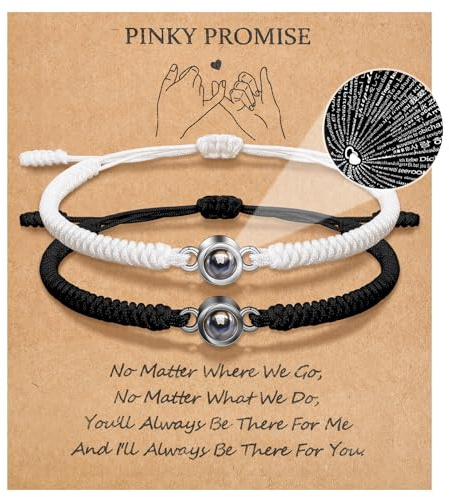 VU100 Partner Armbänd Pärchen Armband Geschenk für Paar Armbänd | Kabbalah Glücks Amulett Armband Valentinstag Weihnachten Geburtstag Geschenk für Freund Freundin Ehemann Frau Familie Freunde