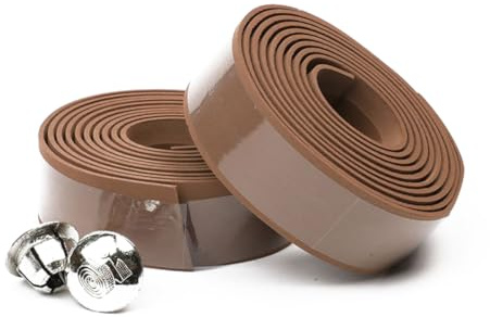 Wambere 200 x 3 cm Lenkerband Rennrad,Fahrrad Lenkerbänder,Griffband Rennrad,Bike Handlebar Tape,Selbstklebend Fahrradgurte Fahrradlenkerband Fahrradausrüstung Fahrradzubehör,3 mm Stärke,Braun