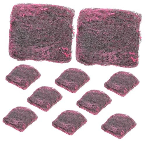 LALAFINA 10packung Stahlwolle Reinigungsschrubber Aus Edelstahl Wiederverwendbar Für Küche Bad Gartenmöbel Effektive Entfernung Von Hartnäckigem Fett Und Schmutz