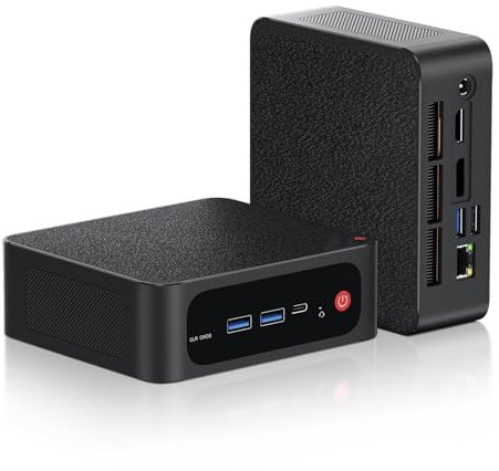 Beelink SER5 MAX Mini PC, AMD Ryzen 7 6800U(up to 4.7GHz 8C/16T), 24GB LPDDR5 500GB M.2 NVMe SSD Mini Computer Windows 11 Pro, 4K@60Hz Triple Display, WiFi6/BT5.2/RJ45 2.5G