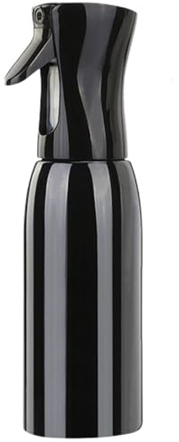 GZTFPQ Sprühflasche Spray Bot (10.1oz/300ml) Leere Ultra Fine Plastic Water Mist Sprayer für Hairstyling, Reinigung, Salons, Pflanzen, ätherisches Öl Düfte mehr (Schwarz)