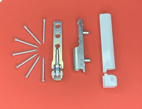 Aubi Siegenia Ecklager A300 Ecklagerwinkel EW001 und Ecklagerbock EB005 inkl.Abdeckkappen und Befestigungsmaterial (ohne Einstellschlüssel)