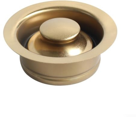 Bouchon d'évier de cuisine, 114 mm, doré, universel, pour ouvertures de réservoir d'eau allant de 88 mm à 95 mm