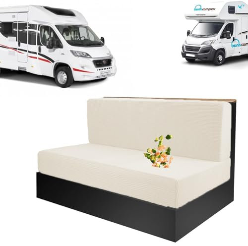 YSZBD 2er Set Wohnmobil KissenbezüGe Sitzkissenbezug Stretch Wohnwagen PolsterbezüGe Sitzgruppe Wohnmobil SitzbezüGe Sitzbank Bequem,Waschbar(1d)