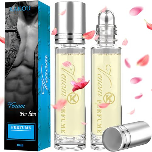 ELF-GRETTER 2 Pièces Parfum Phéromone pour Homme, Eau de Parfum Longue Durée pour Attirer les Femmes