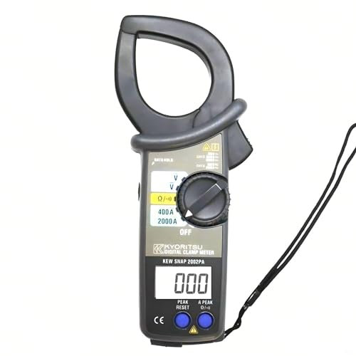 Japan Quality KYORITSU KEW 2002PA 2002R Digital Clamp Meter 2000A AC DC Current Pliers Ammeter Voltmeter True RMS Resistance Frequency Tester High precision Minimum resolution 0.1A(2002PA)