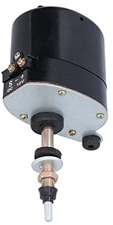 Wischermotor Traktor Scheibenwischermotor DC12V Metall Scheibenwischermotor, 105° Wischfeld, Universalzubehör für Traktoren, Scheibenwischermotor Ersatz, Traktorzubehör,