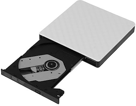 CAXUSD Graveur DVD Externe USB 3.0 Portable pour Ordinateur Portable Lecteur CD/DVD Ultra Mince Design Élégant pour Lecture sur Pc et TV Compatible Systèmes