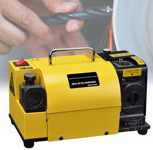 Drill Bit Sharpener,Drill Bit Grinding Machine,with 11 Collects and Angle Adjustable 3-13 Mm Grinding Sharpening Machine,Twist Drill High-Precision Sharpening Tool,Sdc(forCarbide)