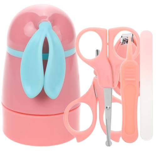 Vaguelly Kit De Cuidado De Uñas Para Bebés Recortador Eléctrico Para Recién Nacidos Cortaúñas Para Niños Pequeños Estuche Para Orejas Kit De Cuidado Para Bebés.
