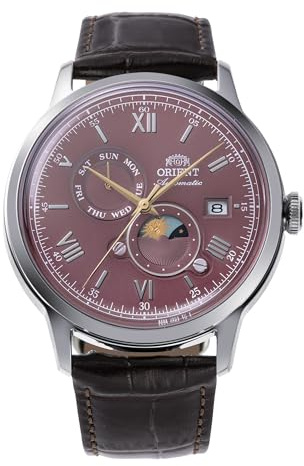 Orient Classic Bambino Sun & Moon Herren-Armbanduhr, automatisch, manuell, mechanisch, klassisch