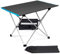 Uniguardian Mesa Camping Plegable portátil con Tablero de Aluminio, Mesa Plegable Ultraligera, compacta, con Bolsa de Transporte, para Exteriores, Playa, Jardin, Barbacoa, Picnic