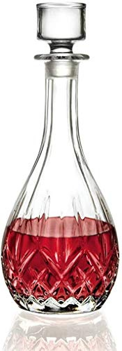 Generico Bottiglia di Vino in Cristallo Senza Piombo, Decanter da 900 Ml, Set da Vino Traslucido Fuso A Mano, Regali per Feste A Casa, Set da Vino Colorato