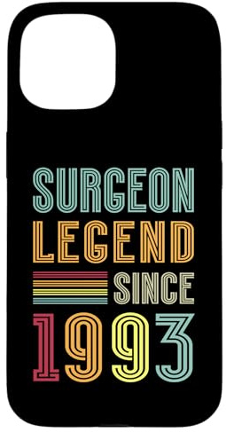 Surgery Legend 1993 32 Years Scalpel 32nd Birthday Surgeon Case for iPhone 15