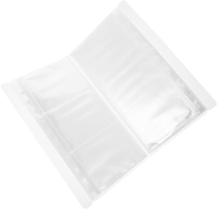 TOYANDONA Colección De Tarjetas Álbum Transparente para Guardar Tarjetas Postales Billetes De Avión Álbum De Obsequio para Coleccionables