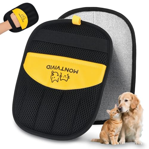 Montvivid Pet Hair Removal Glove for Dogs & Cats,Resuable Five-Finger Magic Brush,2026 Newly Upgraded Electrostatic Pet Hair Remover Glove,Pet Hair Remover Tool for Clothes, Bed,Couch, Carpet