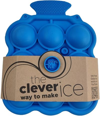 Golyo Ice Eiswürfelform aus Silikon, rund, Made in Germany, 100% Silikon