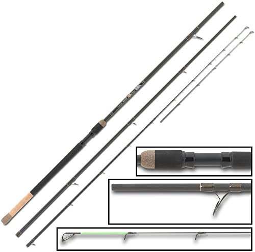 MS RANGE Econ NX Feeder 360 Medium Heavy 3,60m 100g - Feederrute zum Friedfischangeln, Angelrute zum Feedern, Friedfischrute zum Futterkorbangeln