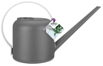 Elho B.for Soft Watering Can 1.7 l - Watering Can Indoor - 100% Recycled Plastic - Ø 29.5 x H 17.2 cm - Black/Anthracite