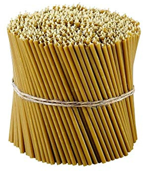 Danilovo Velas de Cera de Abejas 100% Pura, Velas de Iglesia Ortodoxa Para Oración, Ritual, Navidad, N140, 400 Unidades