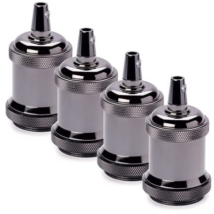E27 Vintage Lampenfassung Lampensockel Deckenfassung Sockel für Hängeleucht Adapter