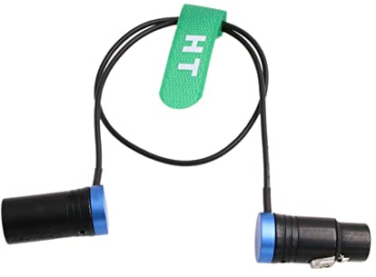 HangTon Connect Audiokabel Low-Profile XLR 3 Pin Stecker auf Buchse für Mikrofon Kamera Soundgeräte 888 633 Zaxcom Zoom Audio Recorder Blau 20
