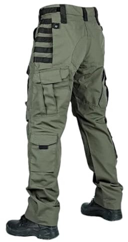 ZMIN Taktische Anzüge Set Männer Militär Training Hemden Hosen 2 Stück Sets Outdoor Camo Ripstop Paintball Schießen EN8 pants only XS