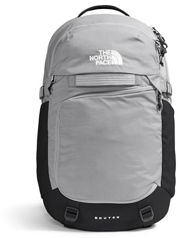 The North Face Unisex Router Backpack, Meld Grey-Tnf Black-Npf, One Size