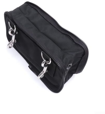 CARMOTTER Seitliche Tauchtasche für Tauchen, tragbare Tauchtasche, Unterwasser-Tauchtasche, Netztasche mit Karabinerhaken und D-Ring