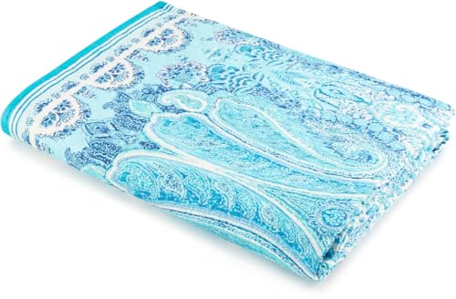 Bassetti MERGELLINA Tagesdecke aus 100% Baumwolle in der Farbe Ocean Blue B1, Maße: 265x255 cm - 9328473