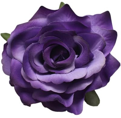 Spille Grandi con Fiori di Rosa Spilla per Banchetti di Ballo per Feste di Matrimonio per Donne Eleganti Spille da Bavero Accessori da Sposa Gioielli Regali di San Valentino (Viola)