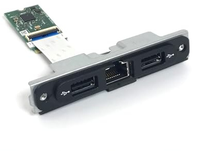 Puerto LAN RJ45 de 2,5 GB y dos puertos USB 2.0 adicionales para Intel NUC 11/12/13 modelo alto para hacer un NUC LAN dual