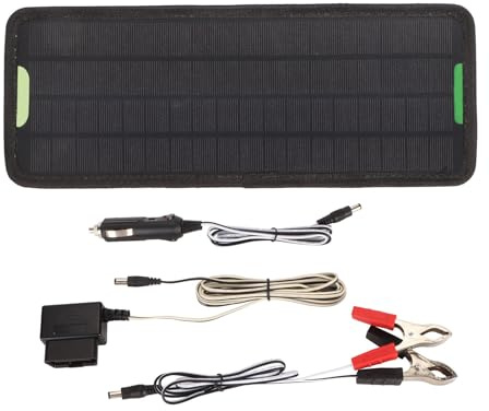 Kit chargeur de voiture avec panneau solaire 10 W 12 V, chargeur OBD étanche, régulateur de à économie d'énergie pour véhicules, caravanes et