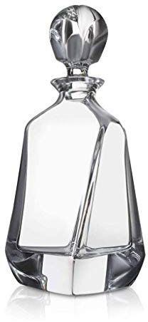 DEFBOW Decanter in Vetro, Bicchieri da Whisky Decanter in Cristallo Senza Piombo da 700 ml, Perfetti per casa, ristoranti e Feste