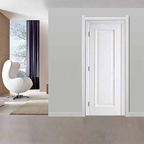 3d Türtapete Selbstklebend Weiße Tür Türposter Fototapete, Schlafzimmer Wohnzimmertür Aufzug Tür Aufkleber B90 x H200cm