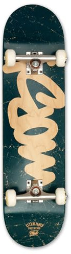 Mob Skateboard Tag Logo Ocean 8.125 Complete - Komplettboard 32 x 8.125 Zoll - Holzboard aus Ahornholz - fertig montiert - Anfänger und Profi Skateboard für Jugendliche, Erwachsene - Blau