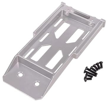PLOQAZEH Für MN Für MN128 MN86 G500 1/12 Fernbedienung Auto Metall Batterie Fach Feste Für Sitz Upgrade Teile Und Zubehör RC Autoteile(Silver)