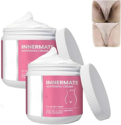 Intimate Area Skin Whitening Cream, Aufhellungscreme Dunkle Fleckenentferner für den Körper, Underarm Whitening Cream, Skin Lightening Creme für Intimbereiche, Achselhöhlen und Bikinizone (2)