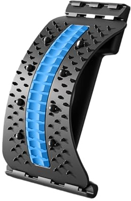 Planche De Soutien Lombaire Multifonction Correcteur De, Masseurs Pour Le Dos, Appareil De Massage Dorsal Réglable Pour Étirement Du Dos Et Entraînement Lombaire 38x25cm