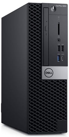 Dell Optiplex 5060 SFF Intel Core i5 8400 256GB SSD Festplatte 16GB Speicher Windows 11 Pro DVD Brenner Desktop Computer Mini PC (Generalüberholt)