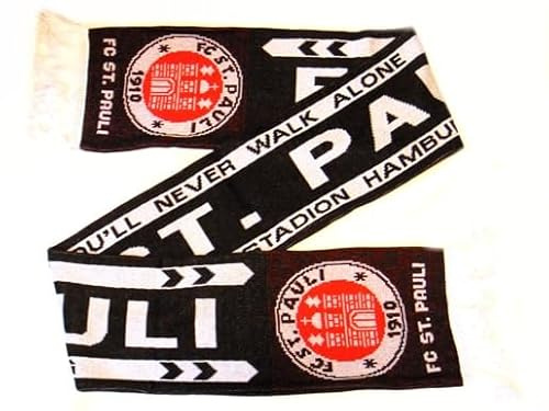 St.Pauli Fan Schal - Fußball Jaquard Schal Classic Logo