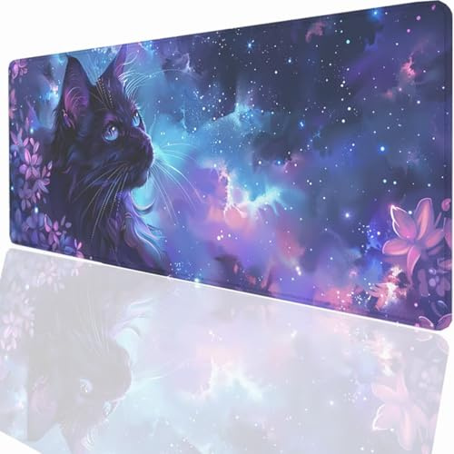 Tappetino per Mouse XXL 700x400x3mm Tappetino Mouse Gaming Grande, Mousepad con Base in Gomma Antiscivolo, Tappeto per Tavolo da Gaming Mat e Tastiera, Accessori PC Animale PjY6288 K-1