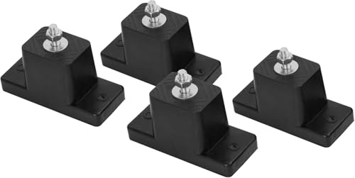 Wostore Klimaanlagen Stoßdämpfer Antivibrationsfüße Wärmepumpe Gummi-Halterung für Klimaanlage 4 Stück Bodenkonsole 200 KG belastbar, Rutschfest