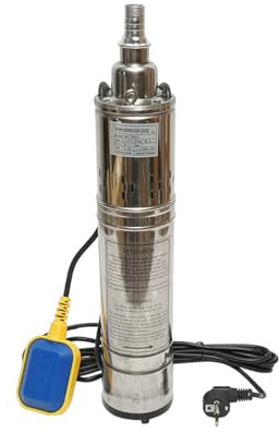 Pompa sommersa con galleggiante 800W, 58 L/min, profondità massima 60 m | Pompa 800W 58 L/min: informazione importante: Utilizzare per acque chiare
