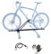 COMPATIBILE CON DACIA SANDERO PORTABICI DA TETTO AUTO PORTABICICLETTA PER BARRE PORTATUTTO AUTO CARICO MASSIMO 15KG MATERIALE ACCIAIO PORTA BICI PER 1 SOLA BICICLETTA