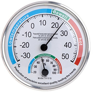 NA. Newesoutorry Thermometer Hygrometer Temperature Meter Humidity Gauge Household Analog Monitor for Sauna Home Office Outdoor