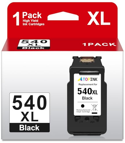ATOPINK PG 540 Schwarz, PG-540 PG540XL Kompatibel für Canon Druckerpatronen 540, 540 XL Schwarz für Canon TS5150 Druckerpatronen für Pixma TS5150 TS5151 MG3650s MG3650 MG3600 MG3250 MX475 MG4250